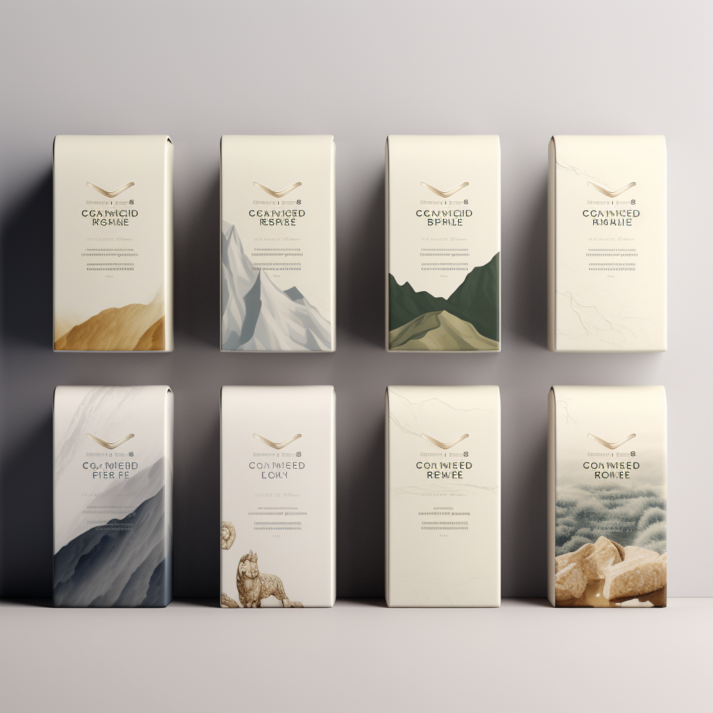 Minimal Dairy Packaging Design