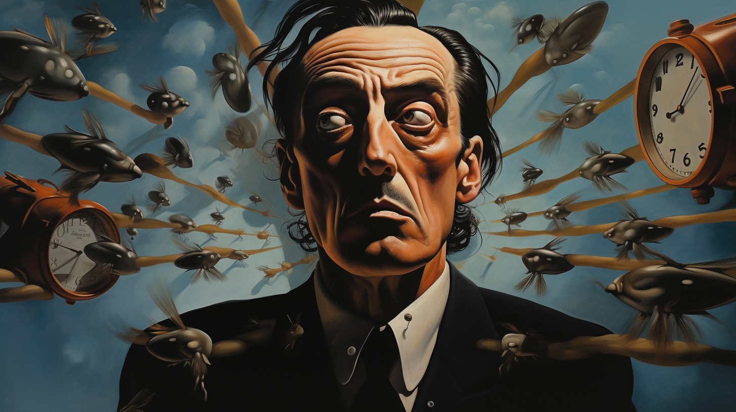 Surreal Dali Artwork Painting