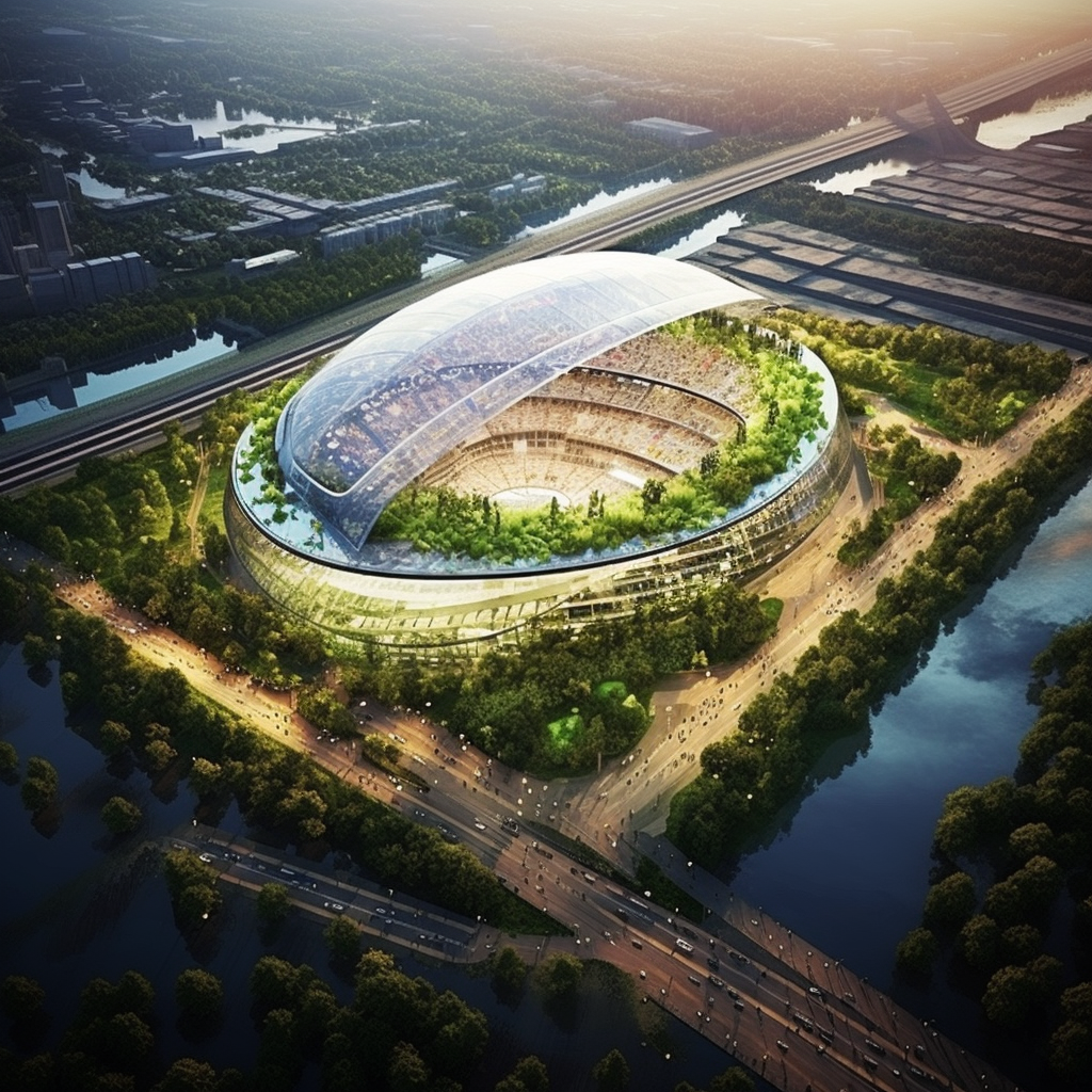 Dallas Cowboys Football Stadium in the Amazon Rainforest