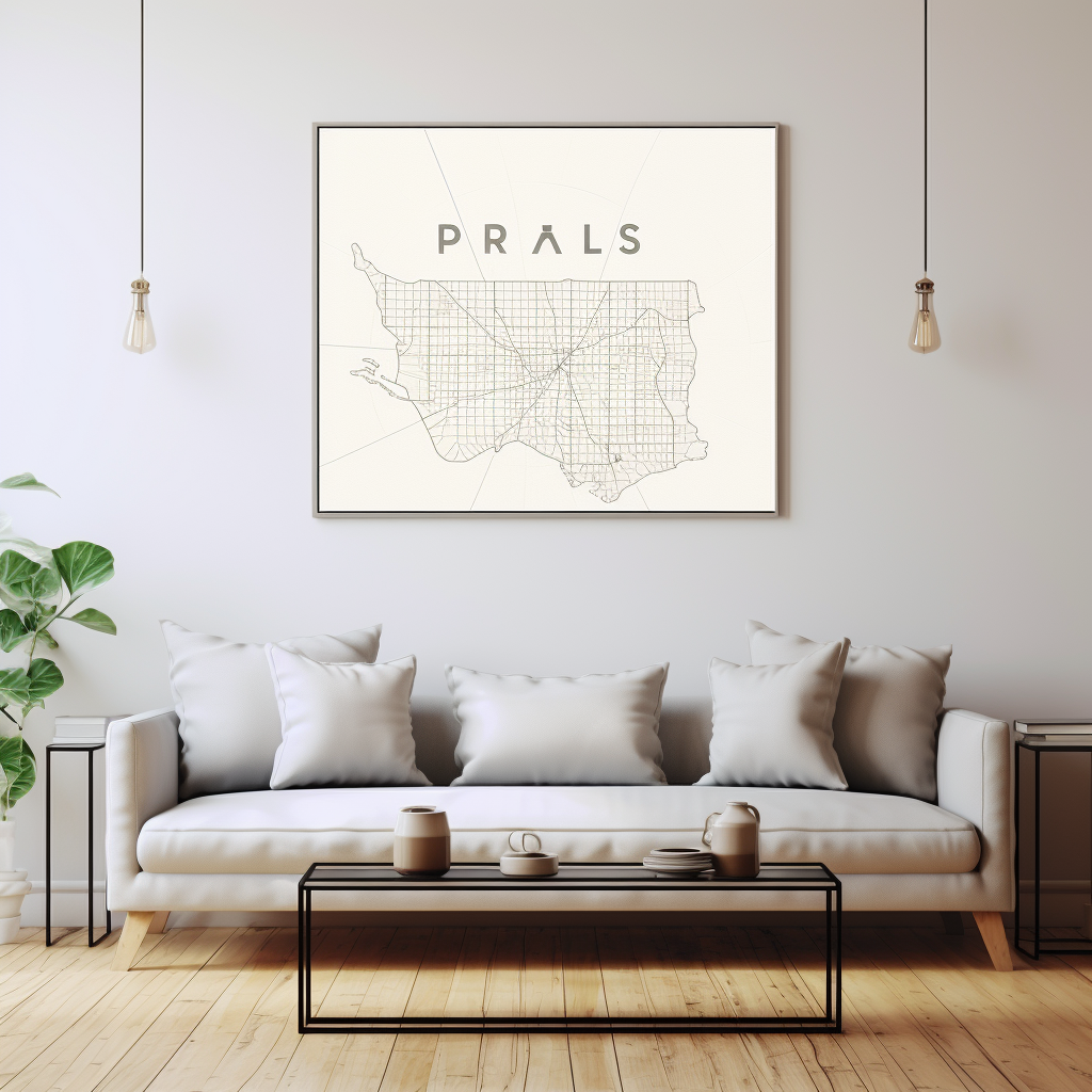 Dallas TX Minimalist Pinpoint Map Light Background