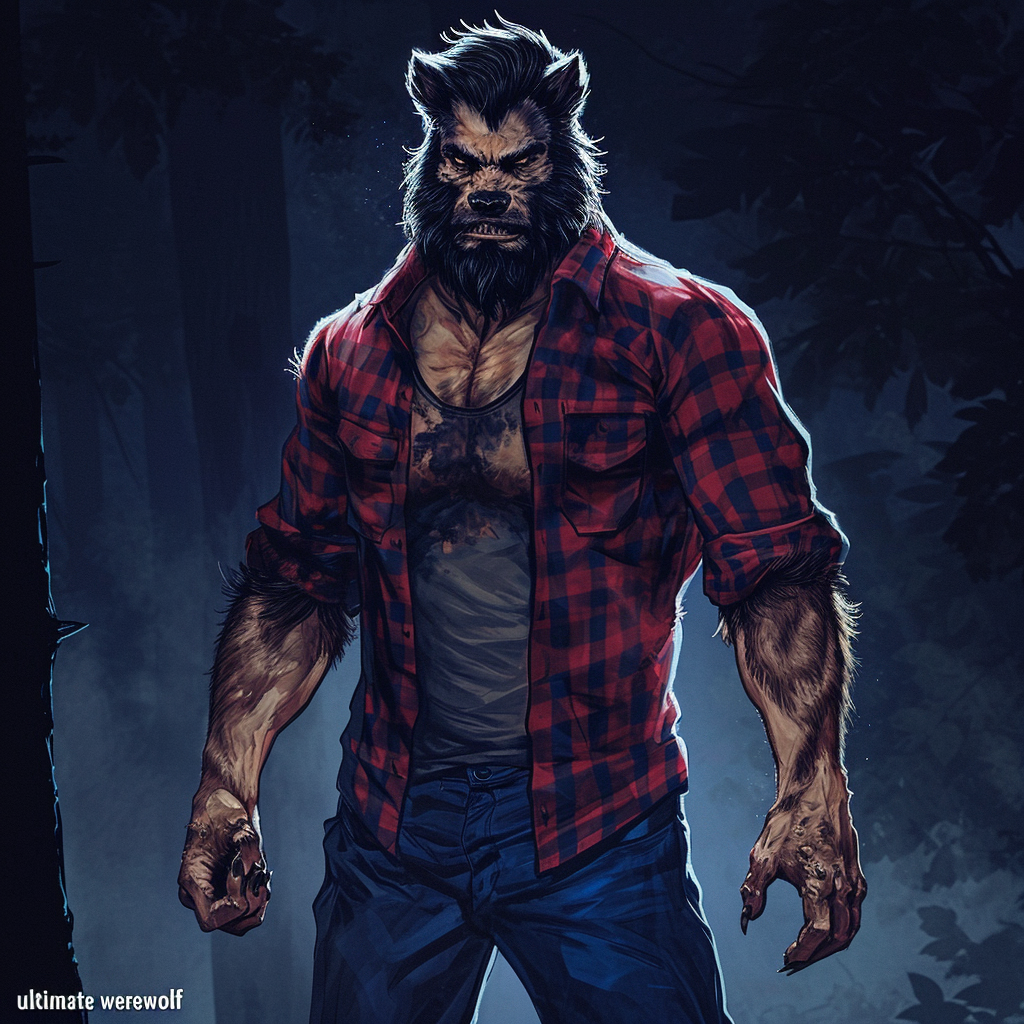 Dan Bilzerian as a werewolf character