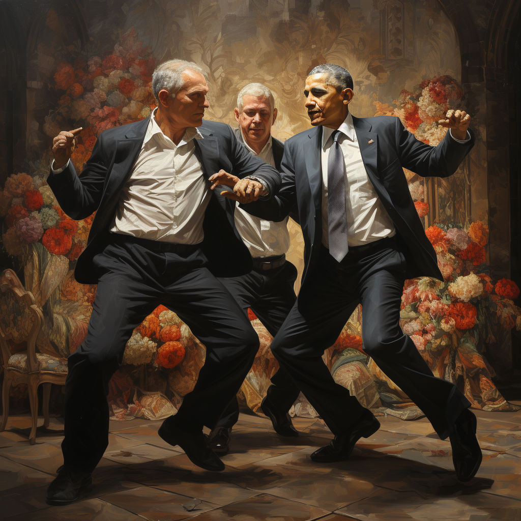 Presidents dancing the cha-cha-cha