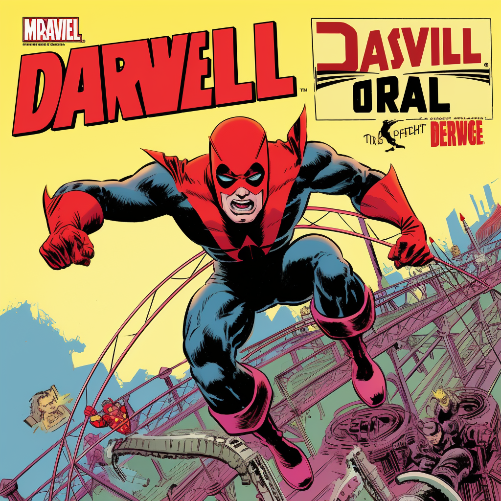 Marvel Daredevil Rollercoaster Fight Logo