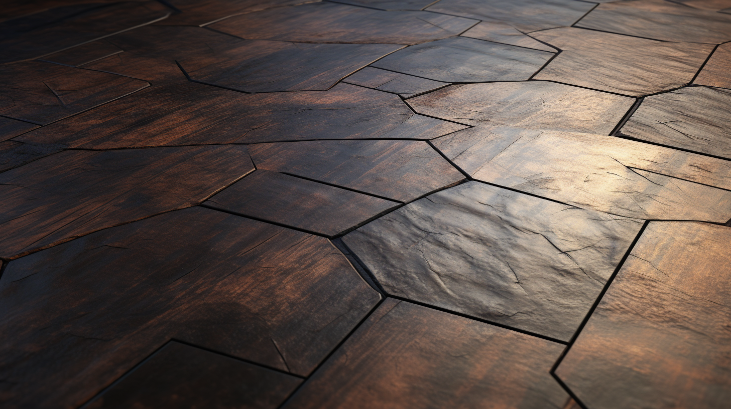 Dark bronze floor material image