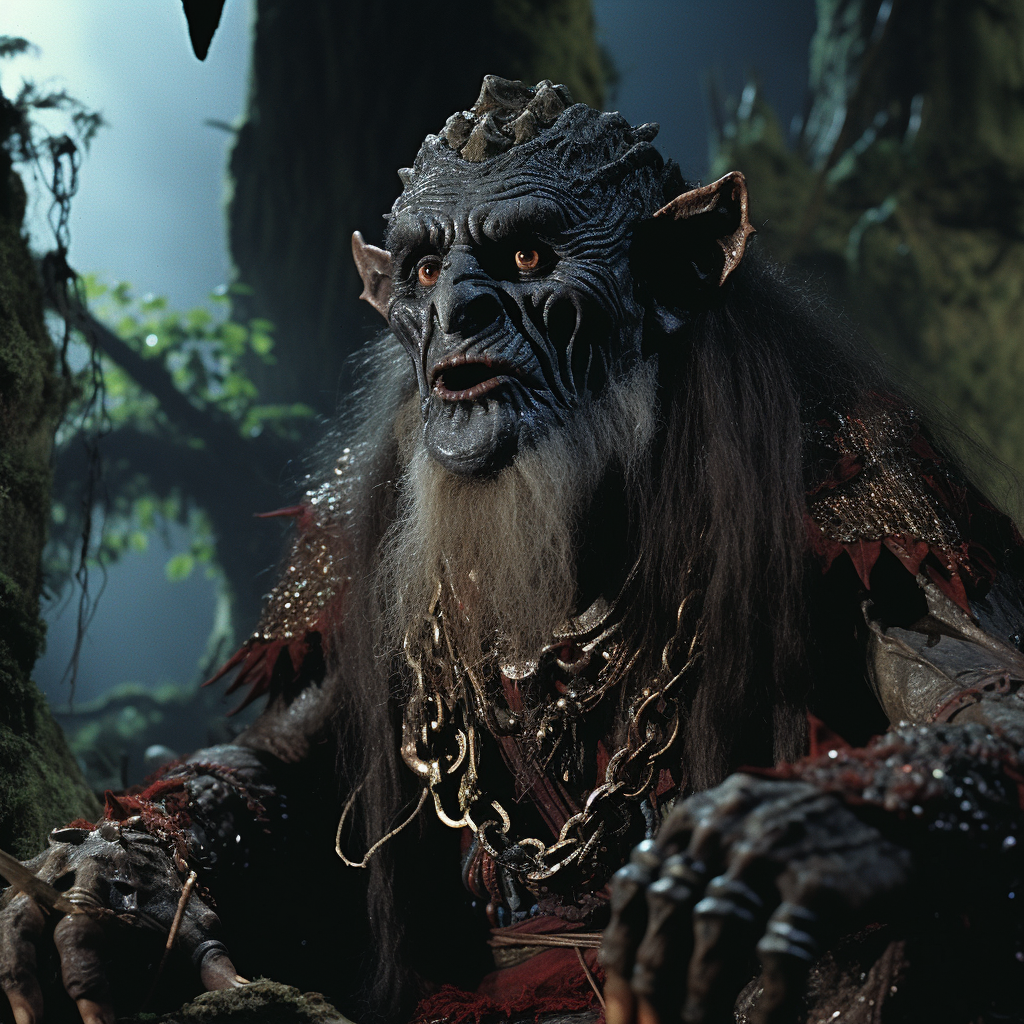 Orc Shaman in Dark Fantasy DVD Screengrab