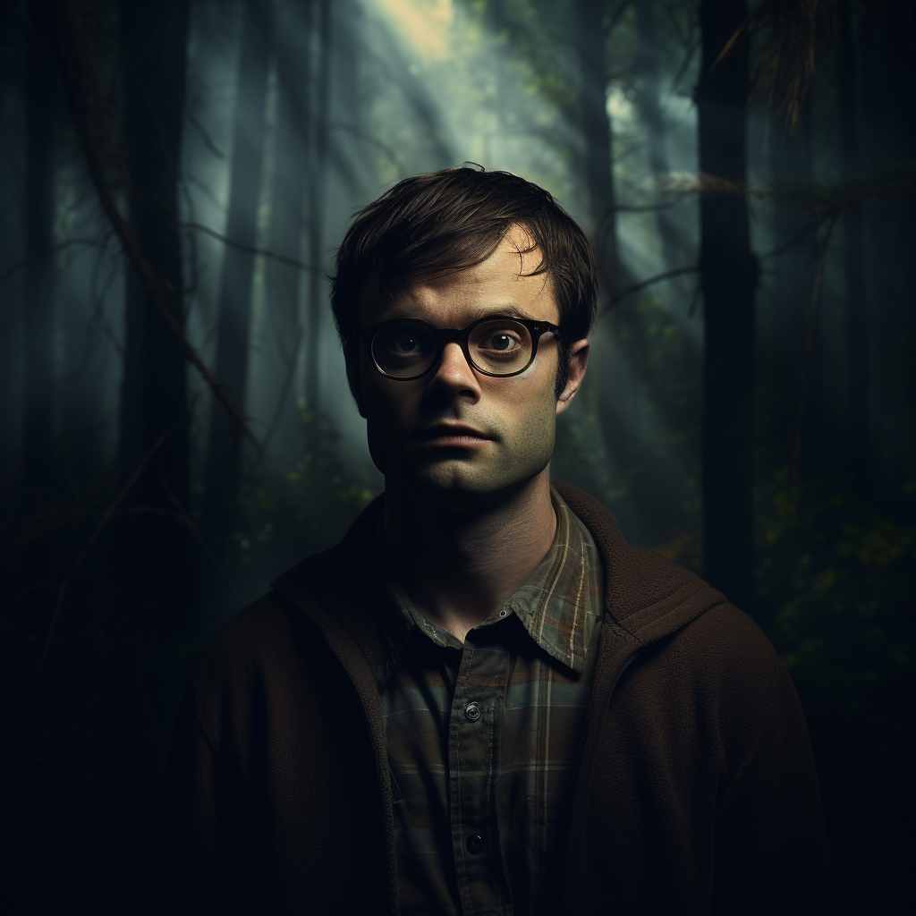 Richie Tozier in Dark Forest with Glasses