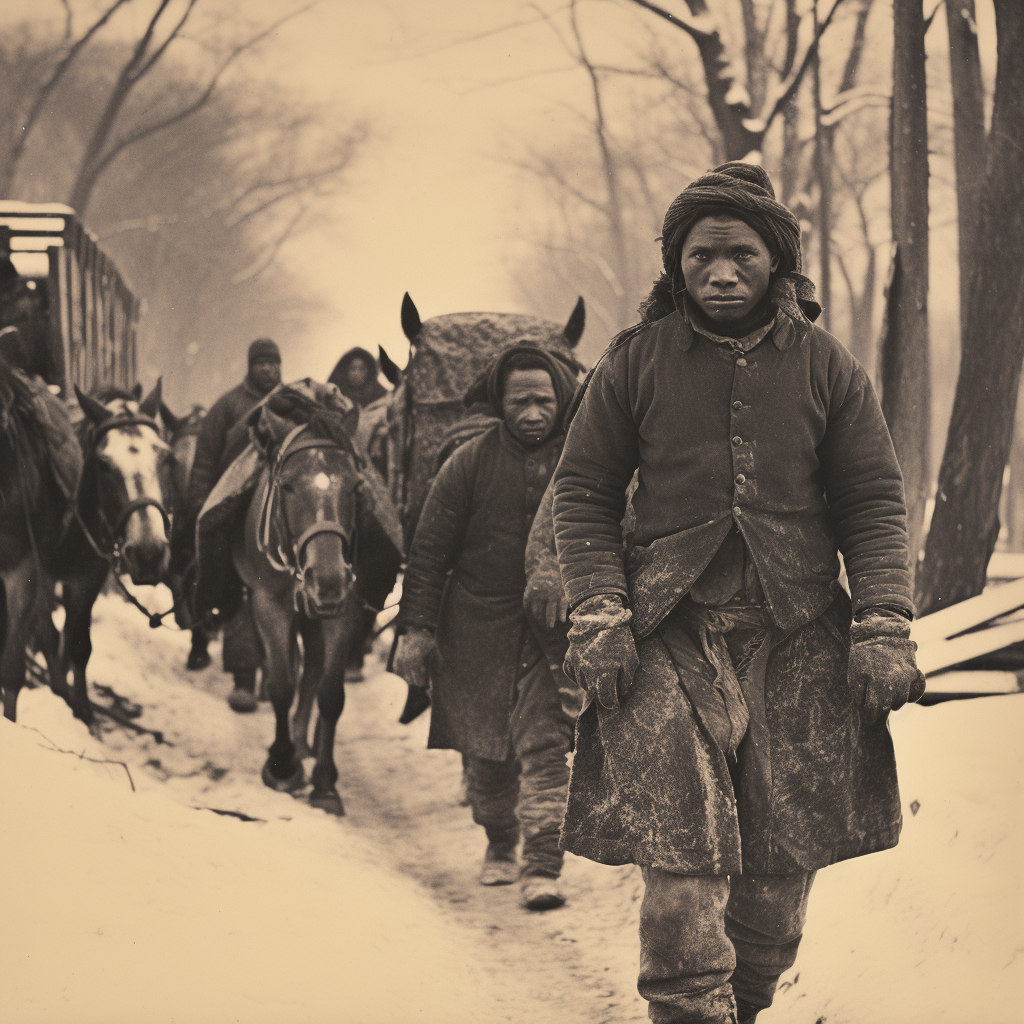 African American servants on Trail of Tears