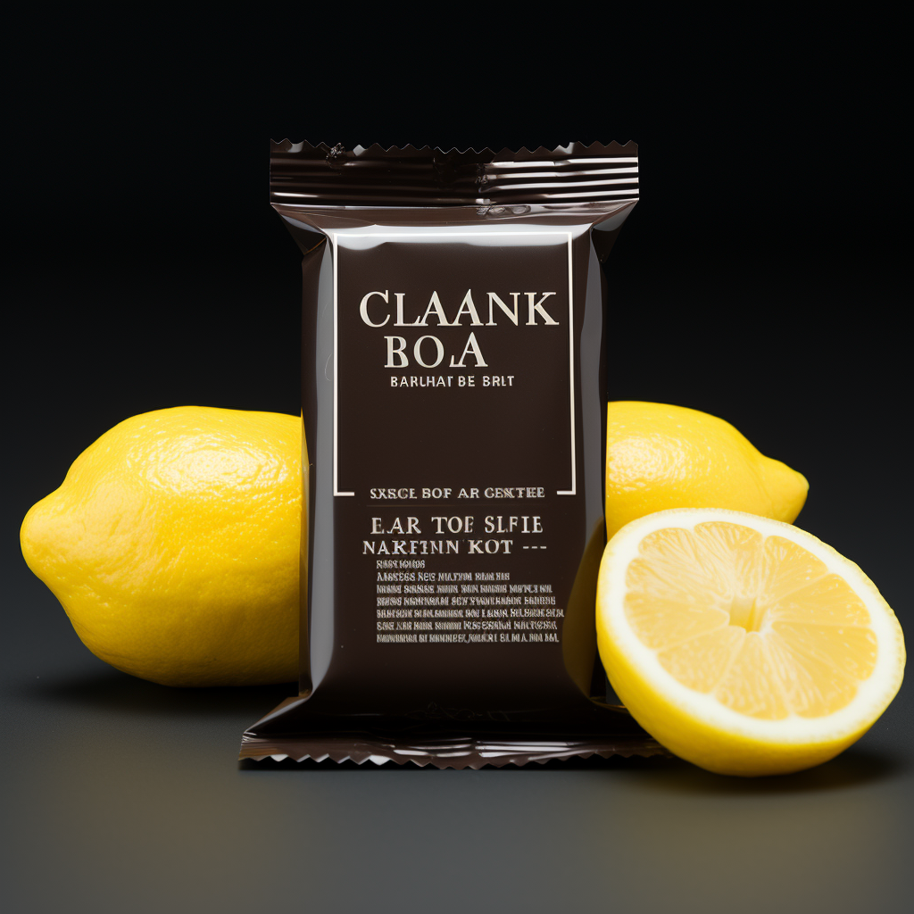 Dark Chocolate Lemon Flavor Bar Packet