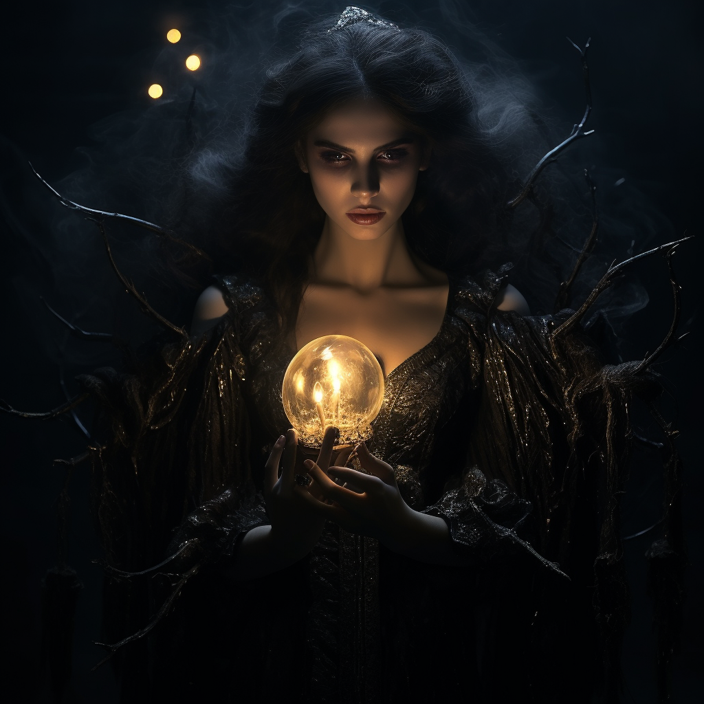 Dark fantasy illumination artwork