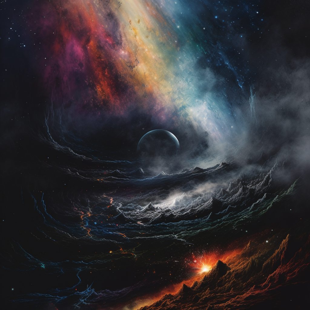 Dark Rainbow in Space