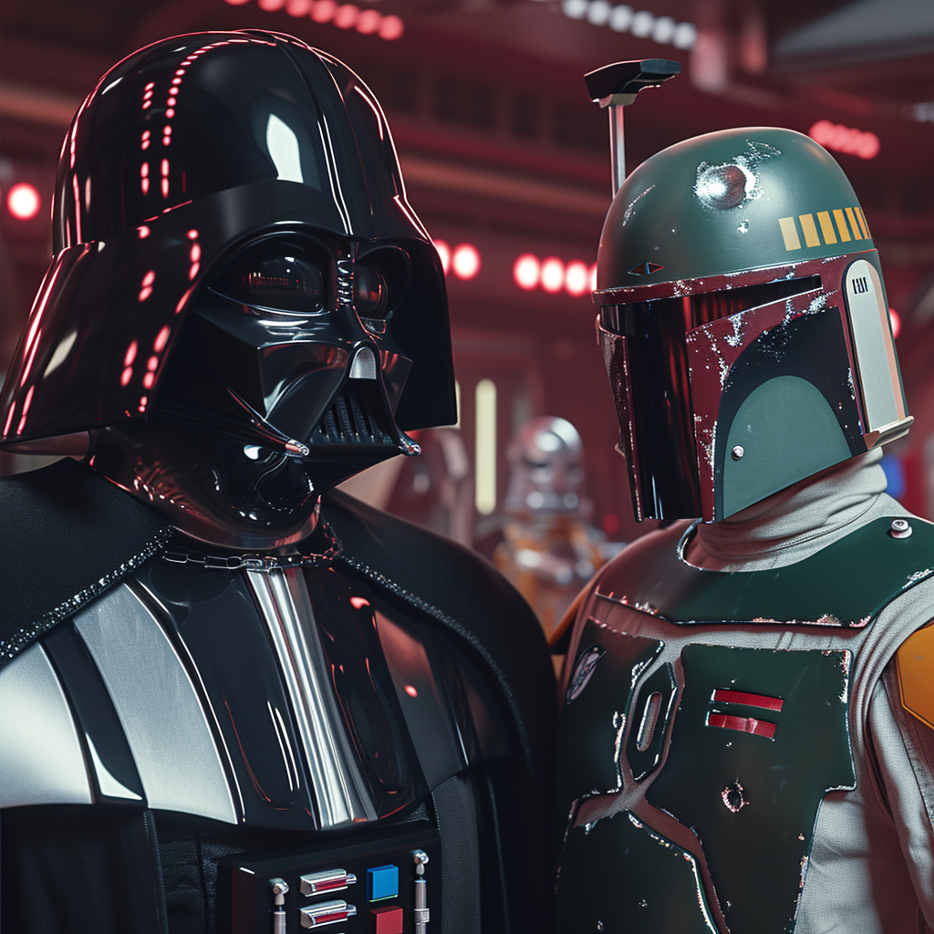 Darth Vader Galactic Police Conference 3D