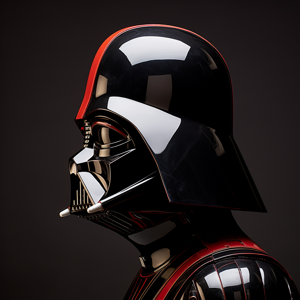 Darth Vader's head side view