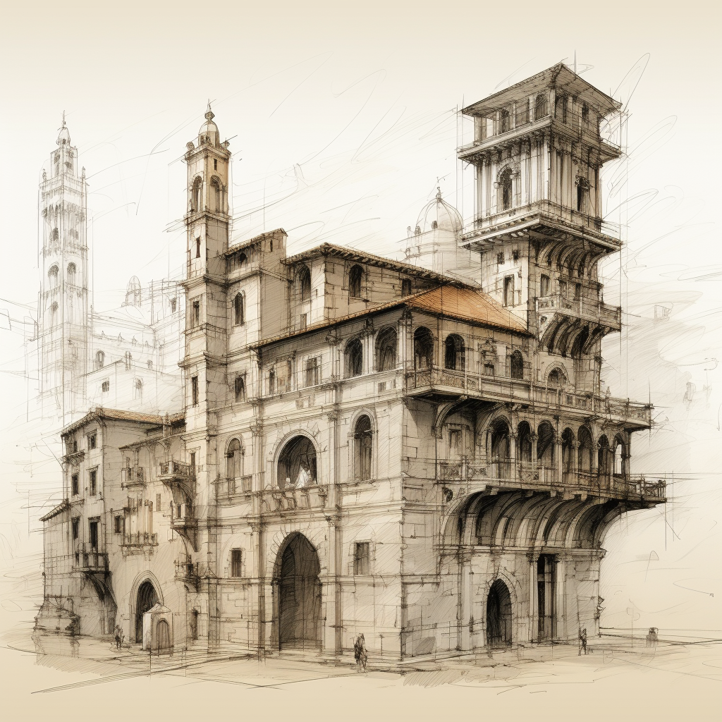 Building Unfinished Look Sketch