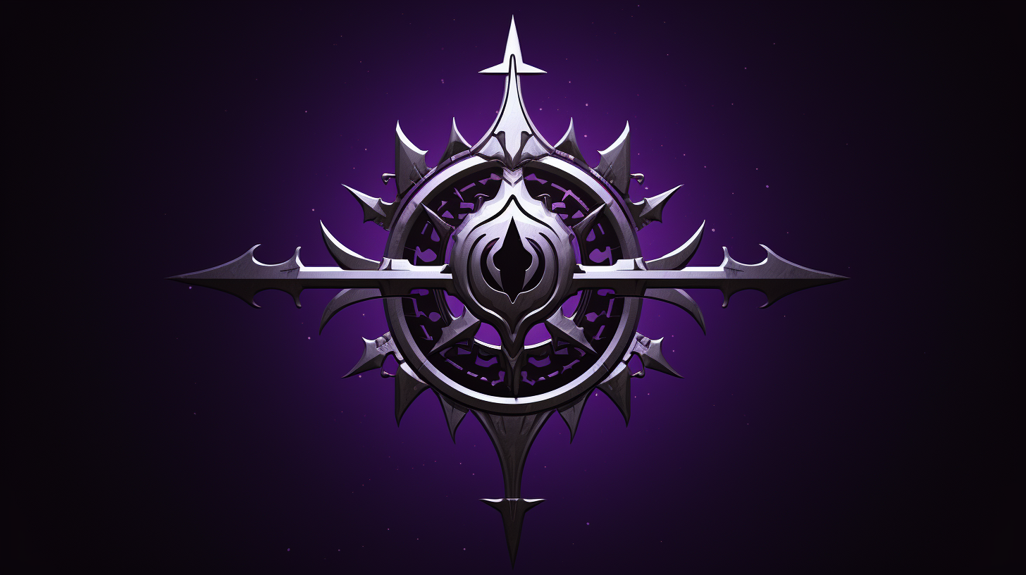 Dark and Menacing Space Pirate Insignia