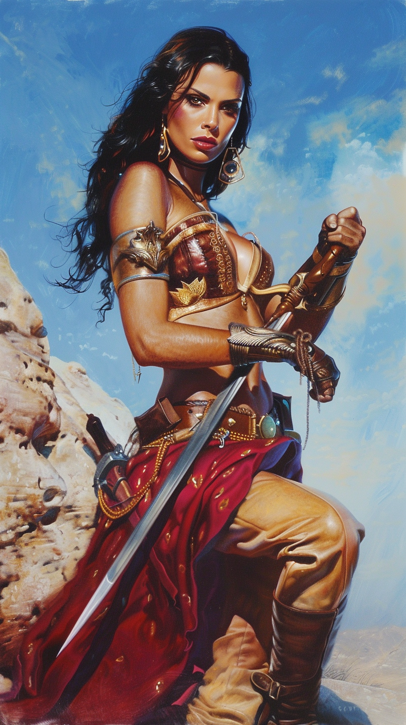 Dejah Thoris Fantasy Art Painting