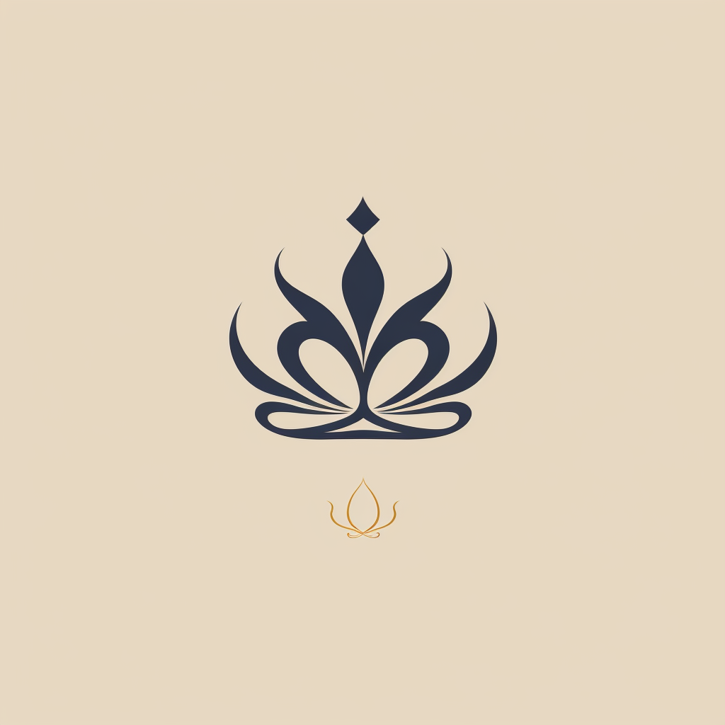 Delicate and Beautiful Logo with Flowing Lines