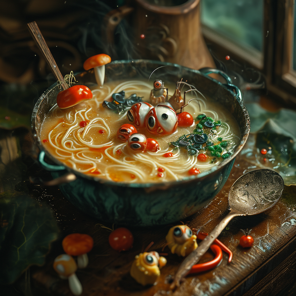 Delicious alien soup recipe