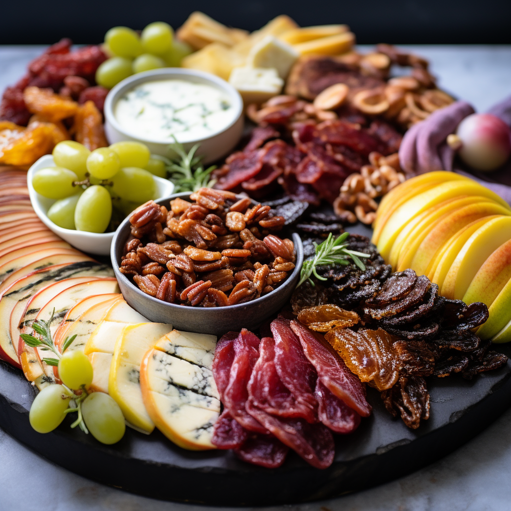 Assorted Delicacies on Plate