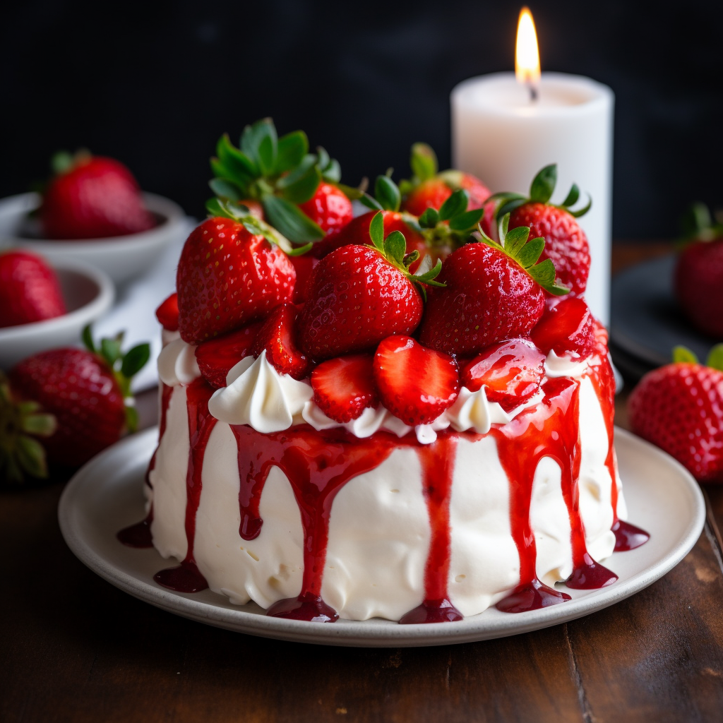 Delicious Strawberry Poke Cake with Fluffy Whipped Cream