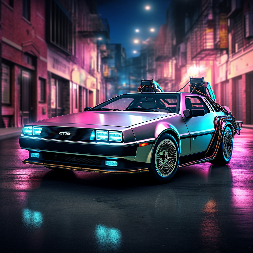 Delorean minimalist fintech experience