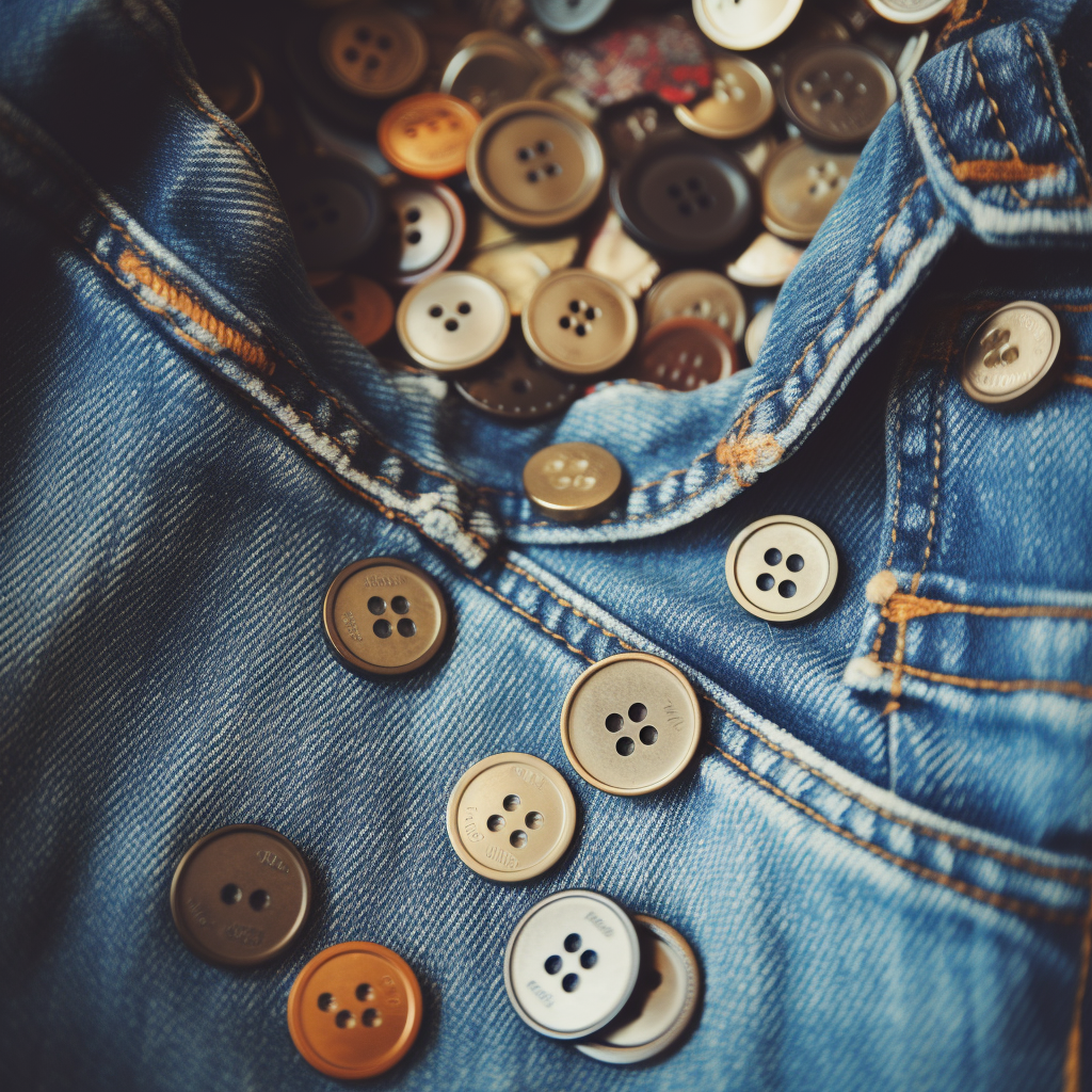 Coins falling into denim jeans pocket