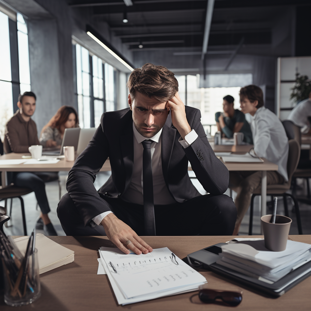 Depressed guy in competitive work environment seeking help