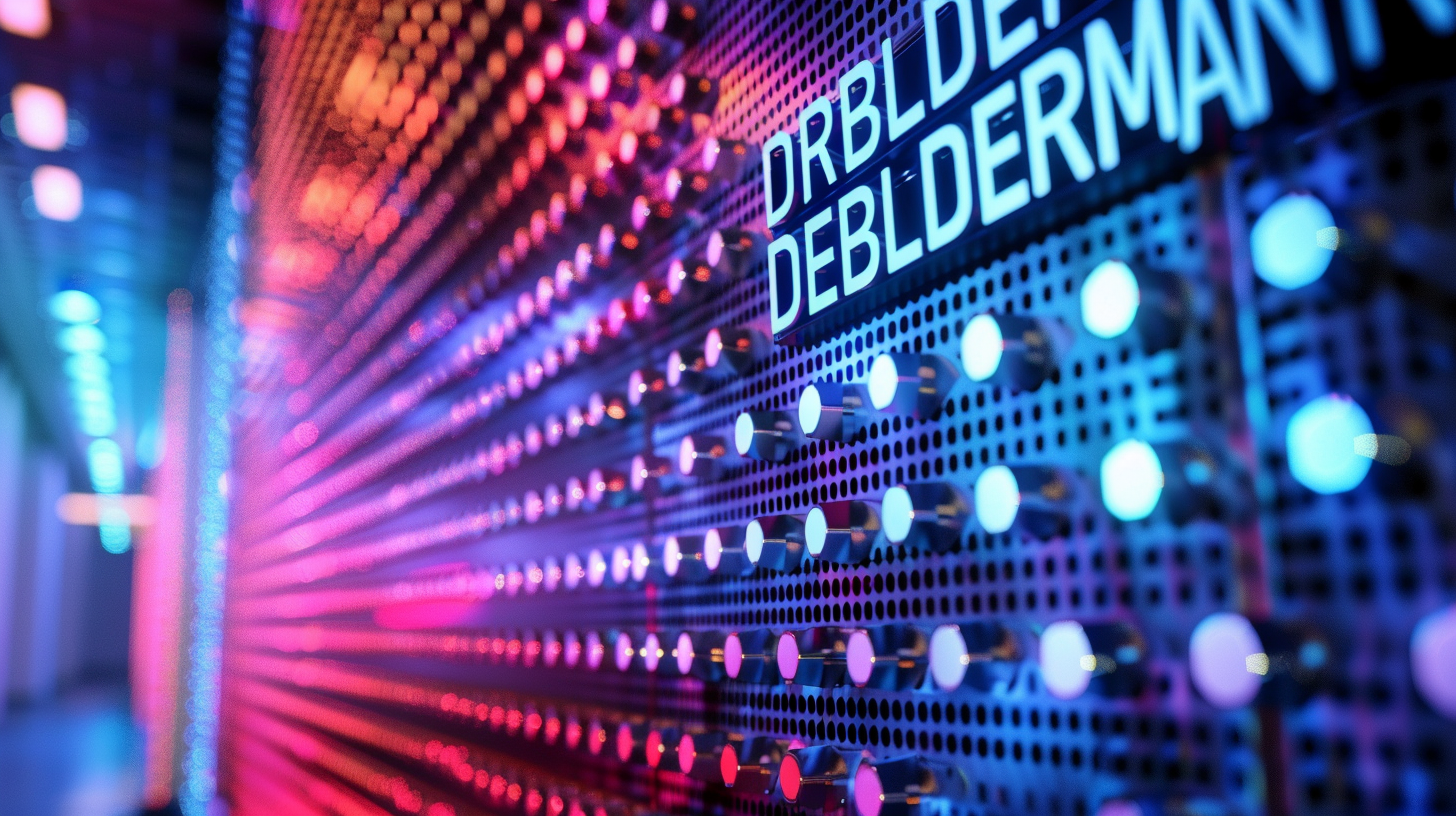 Derbildermann 80s LED Sign Halftone