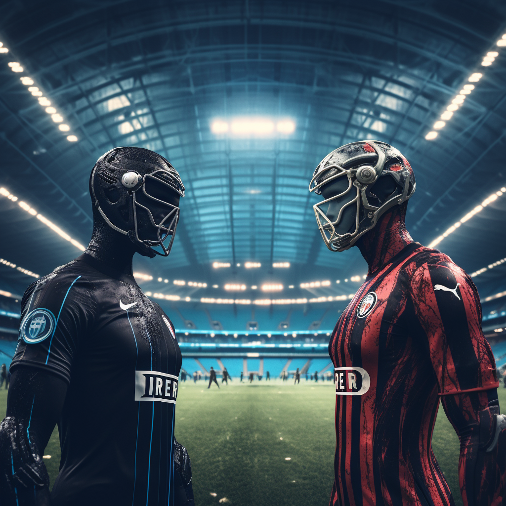 Inter vs AC Milan in futuristic derby