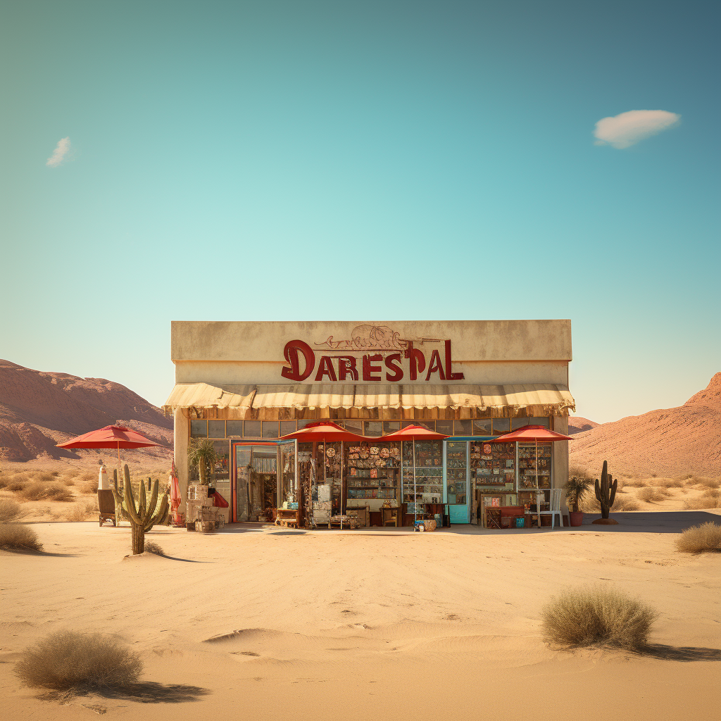 Desert Shops Photography Collection