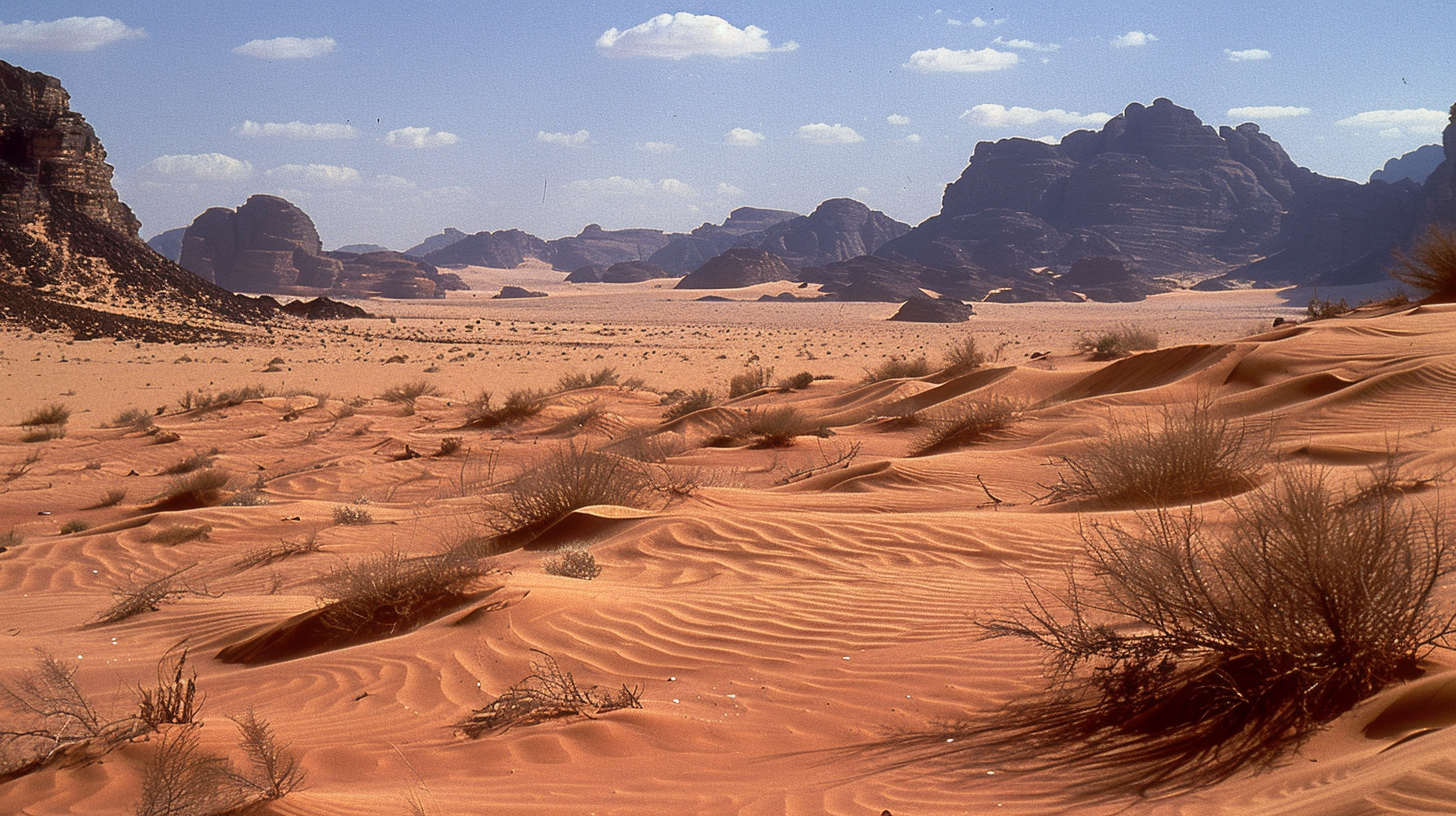 Desert Landscape Saudi Arabia 1992