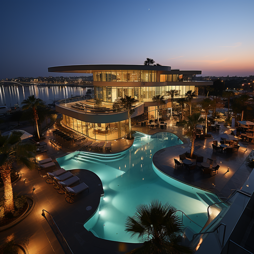 Luxurious design hotel in Baghdad waterfront