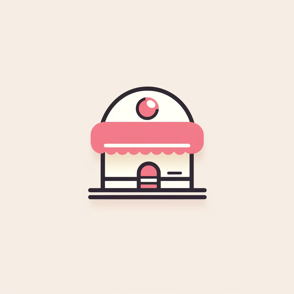 Icon representing a dessert shop