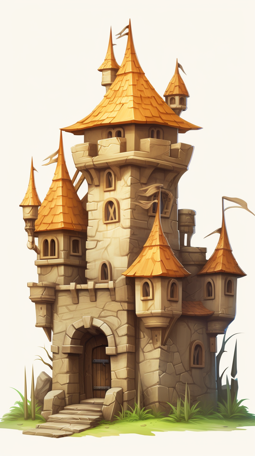 Simple design of a baby castle