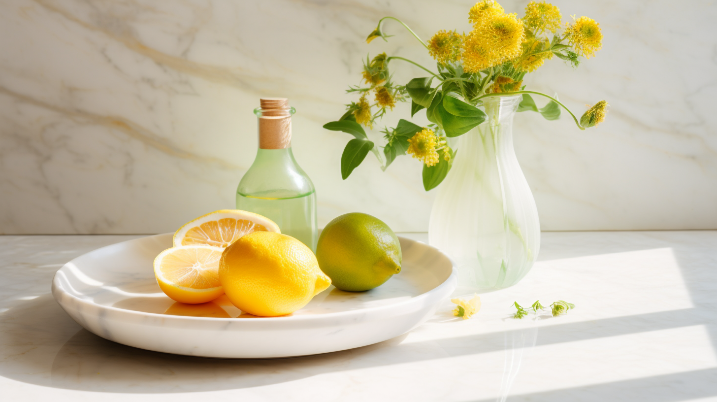 Detox water with fresh fruits and herbs