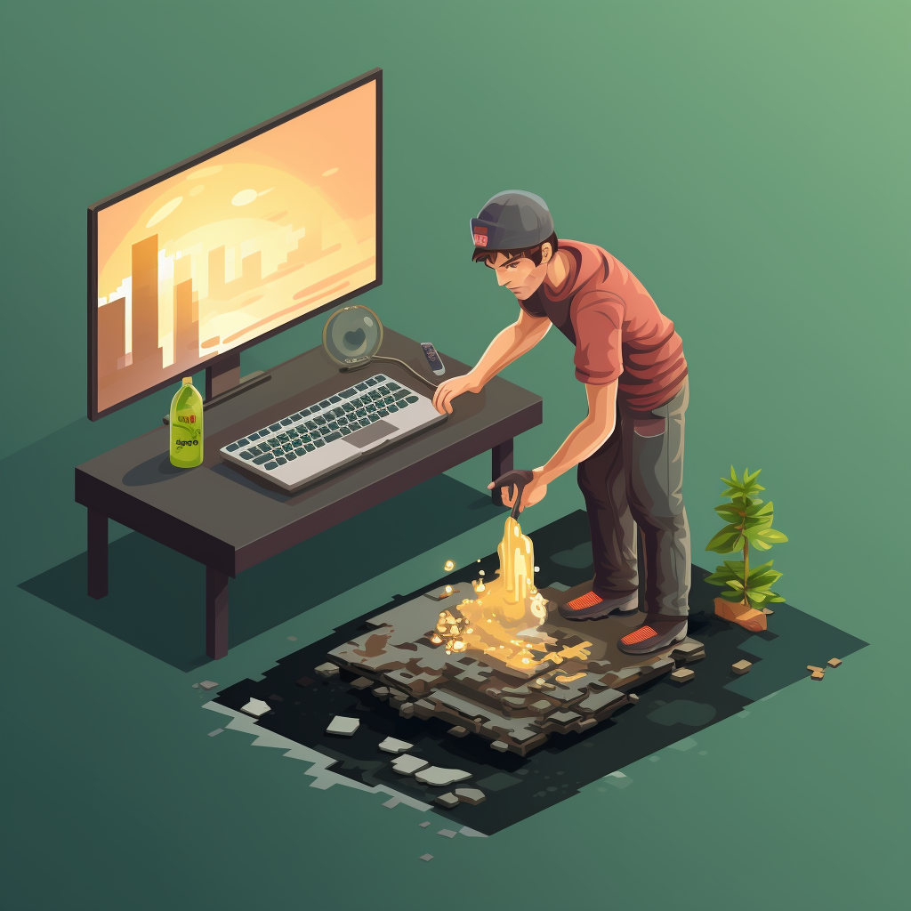 Developer cleaning up code base to maximize efficiency