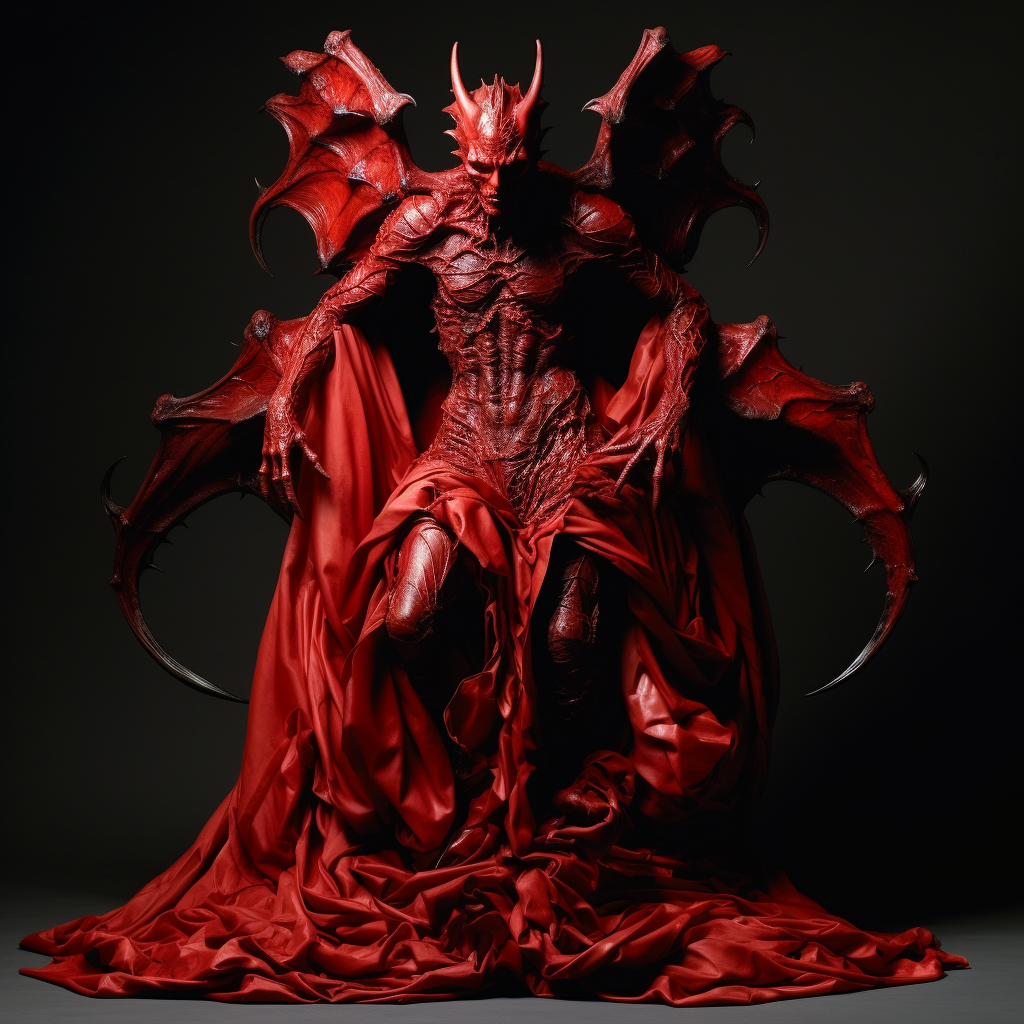 Stunning Devil Costume by Alexander Mcqueen