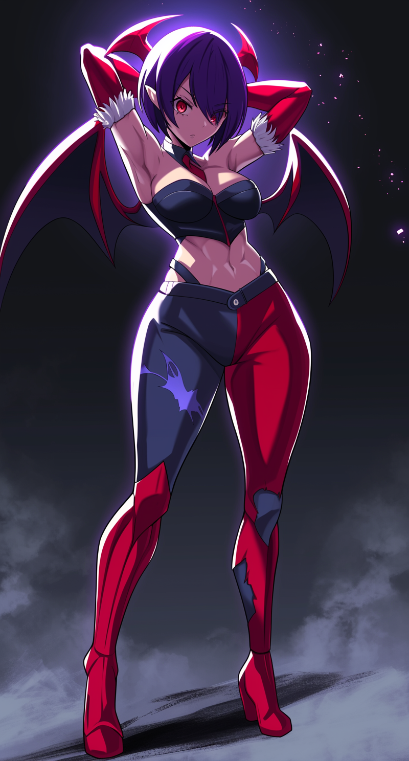 Devil Lilith Manga Badass Pose