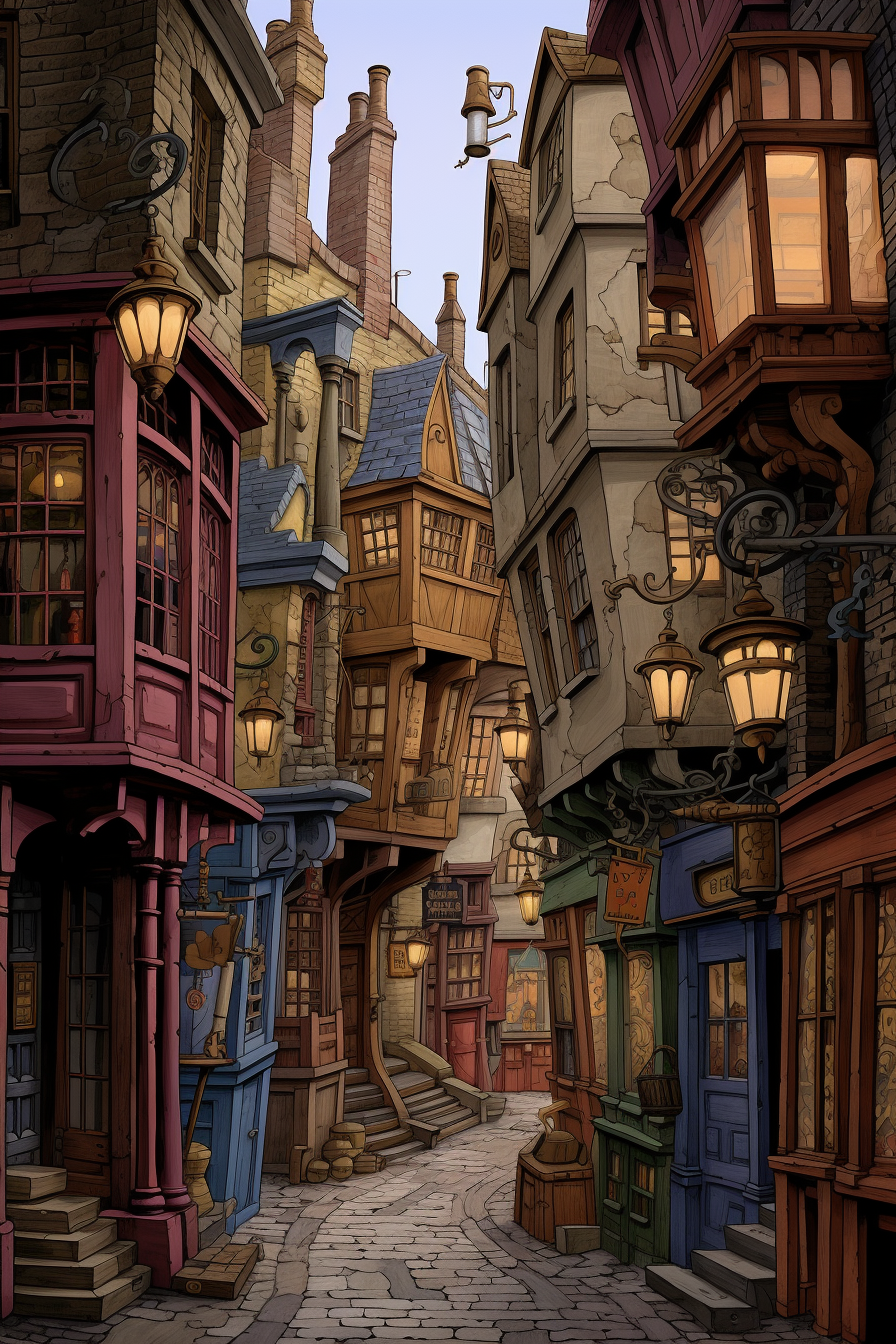 Diagon Alley from Harry Potter