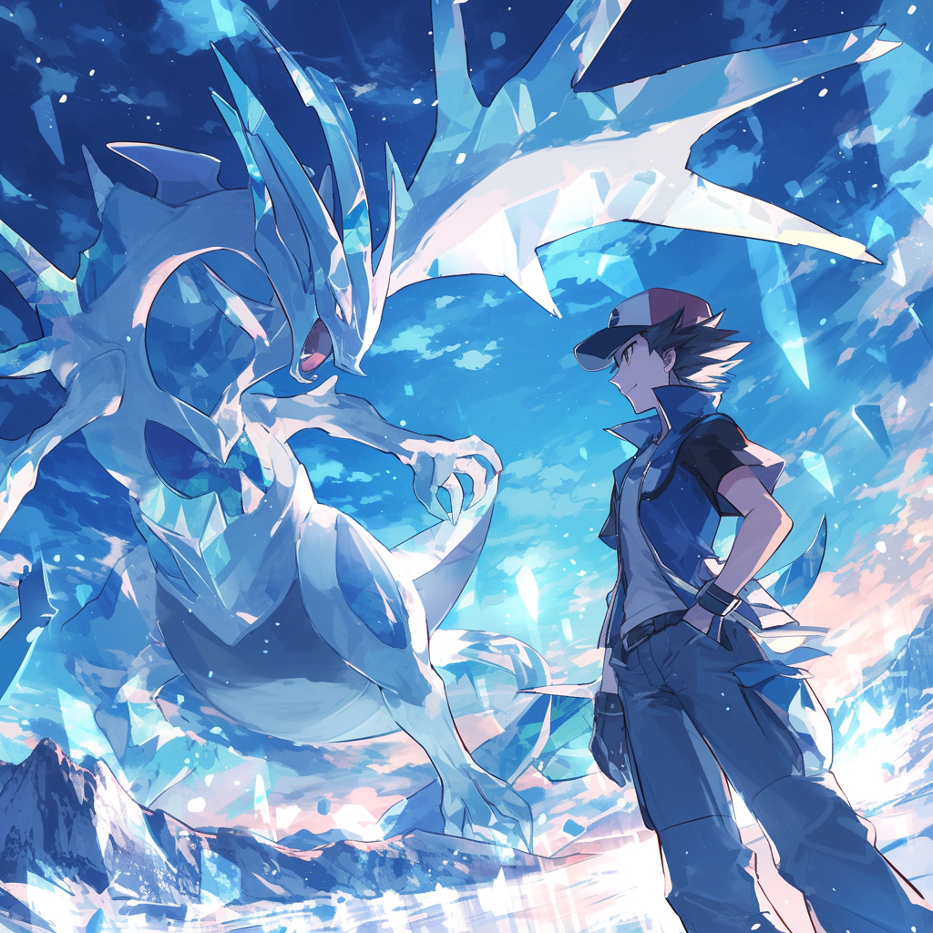 Pokemon Dialga Palkia Coronet Mountain