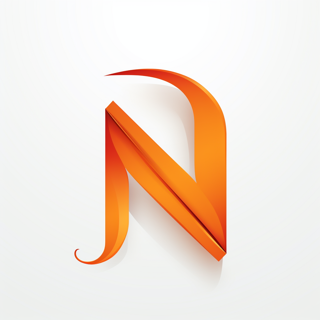 Orange 'N' Logo for Dictionary Website