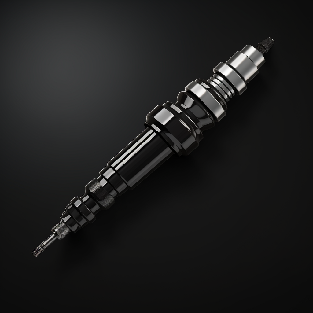 Car Diesel Injector Illustration Dark