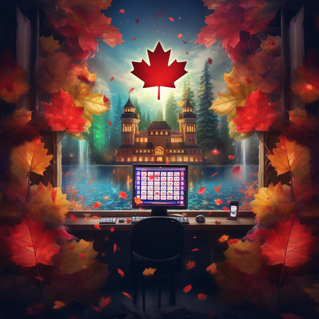 Digital Keno with Canadian Theme