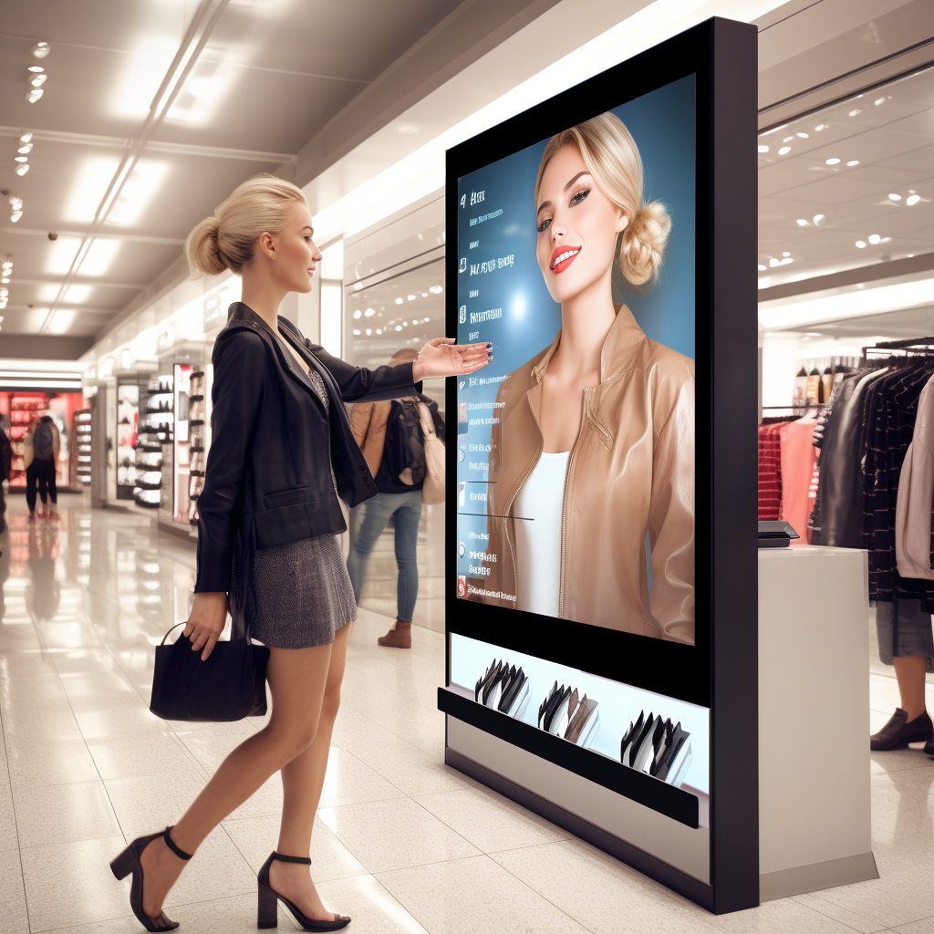 Ladies' Digital Signage Boosting Sales