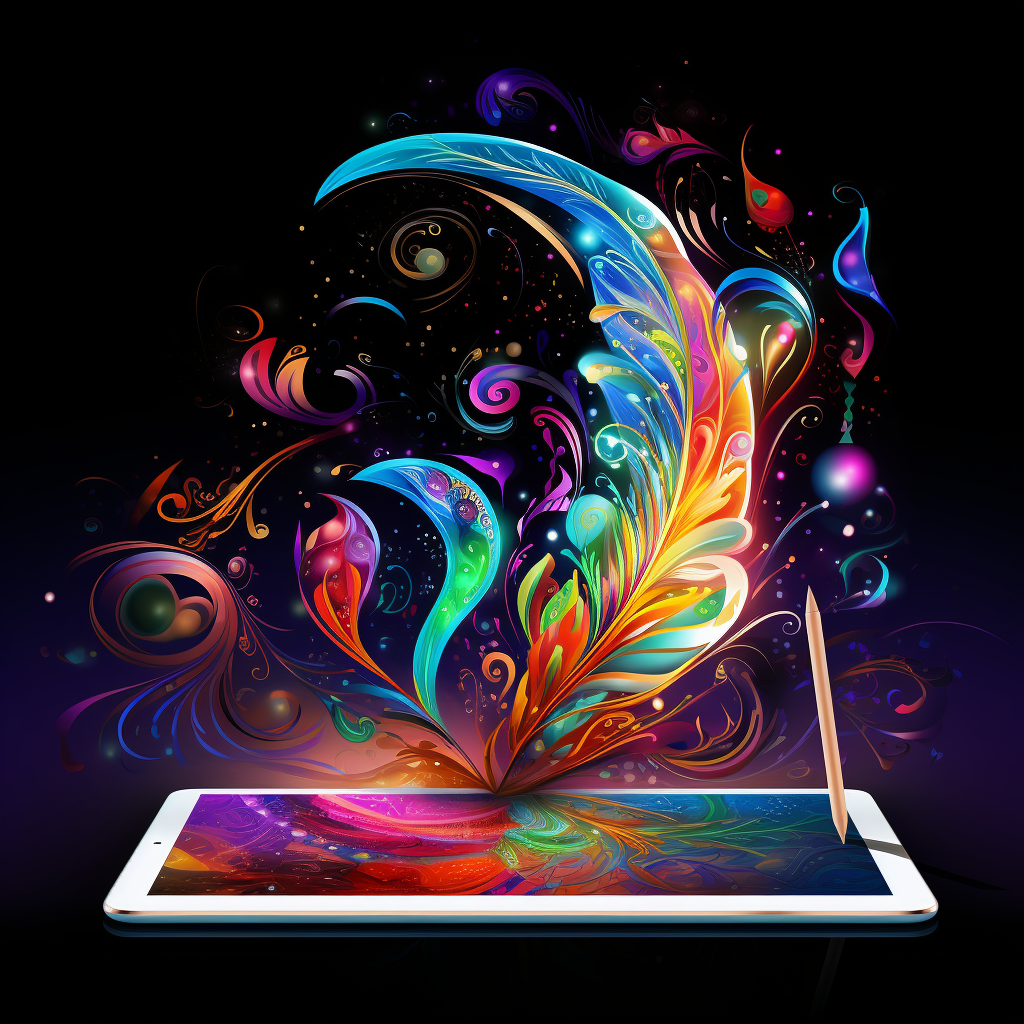 Digital Artist Logo with Stylus