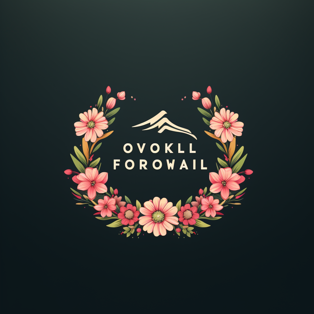 DigitalWorxZA Shop Logo with Floral Theme