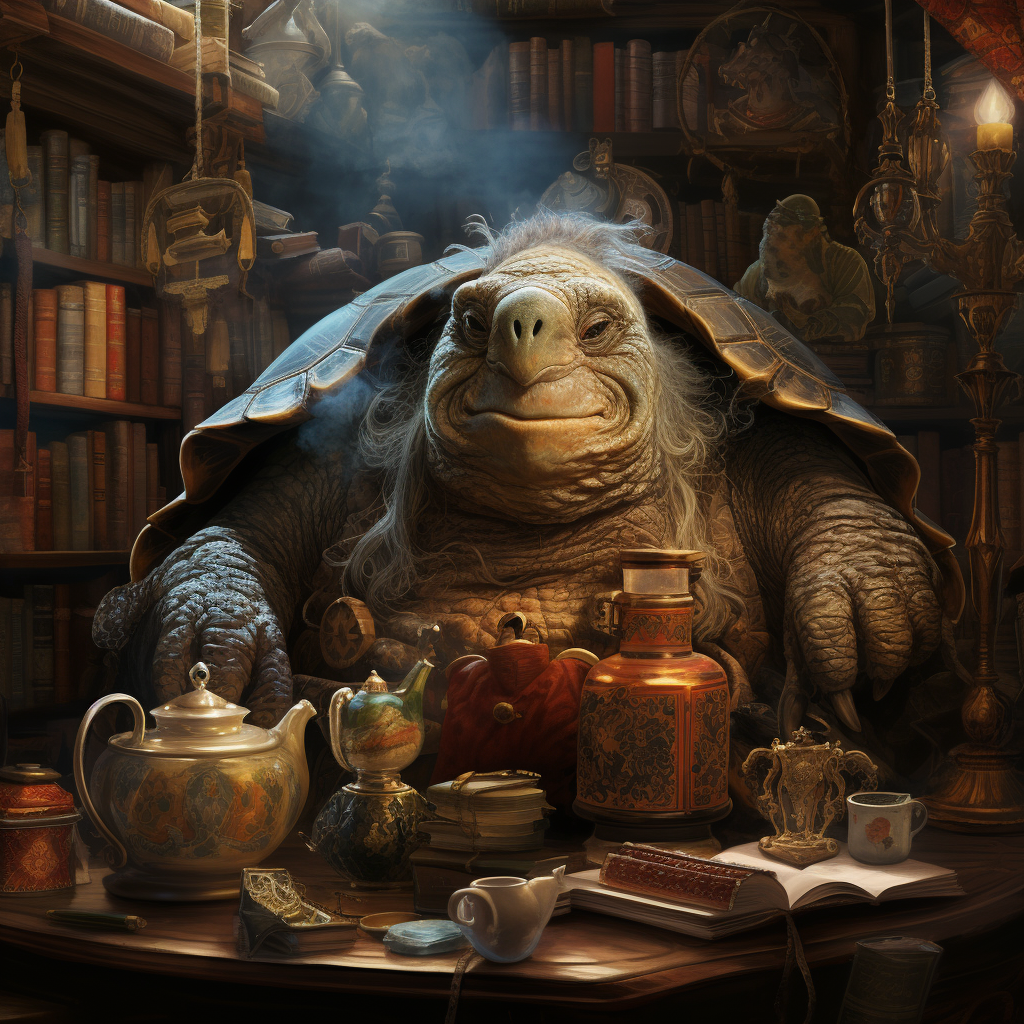 Stunning photorealistic depiction of the Discworld