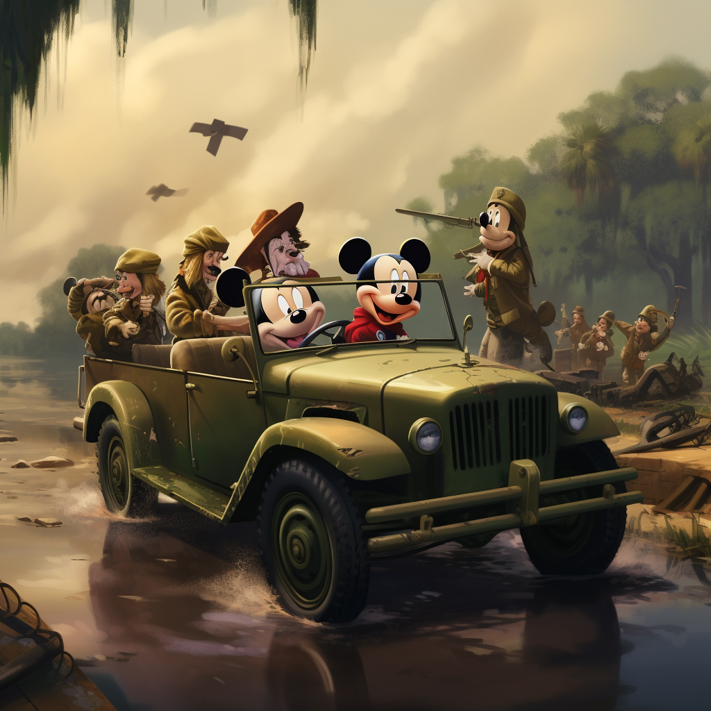 Disney Cars in World War 2