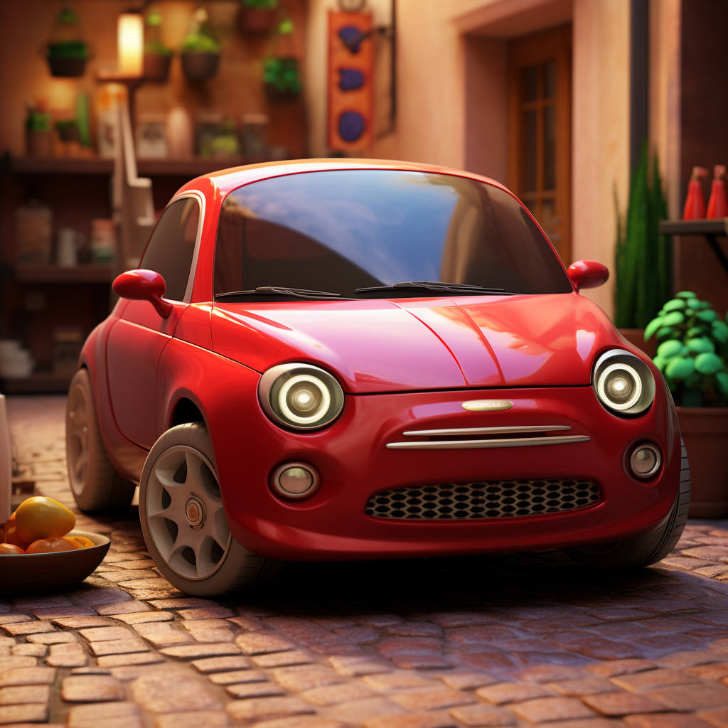 Disney Pixar Cars Fiat Egea Character