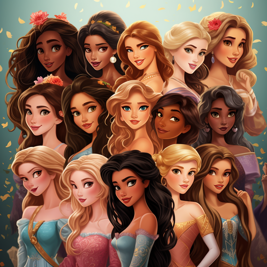 Disney princesses montage picture