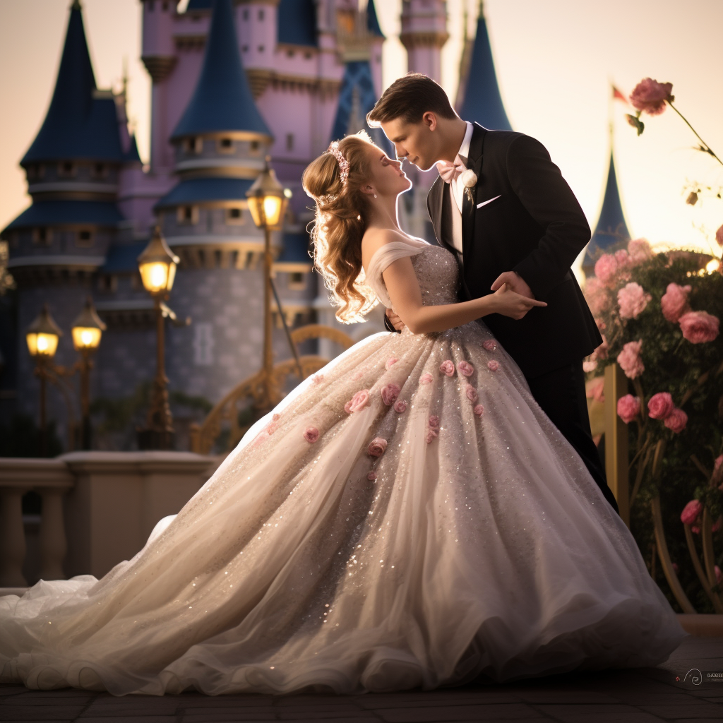 Beautiful Disney style wedding decor